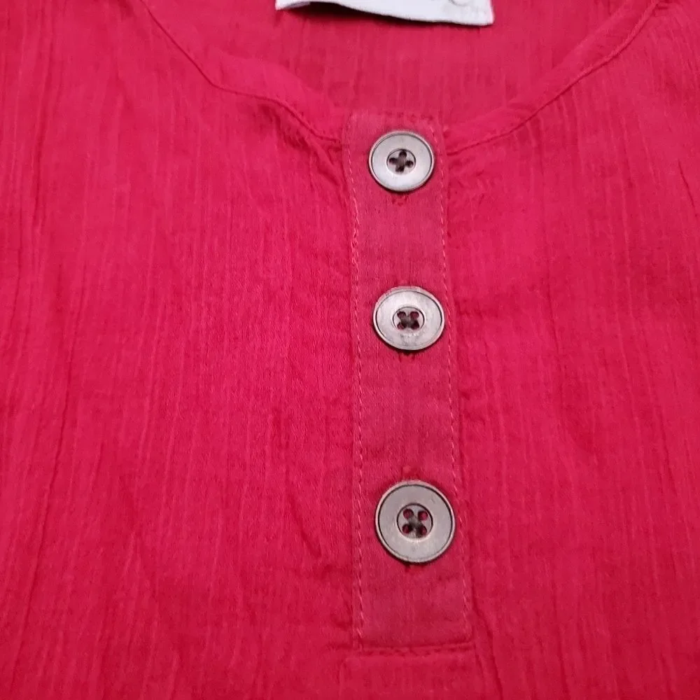Jak & Peppar Girls Size 6X Crimson Sleeveless Love Sick Flared Top